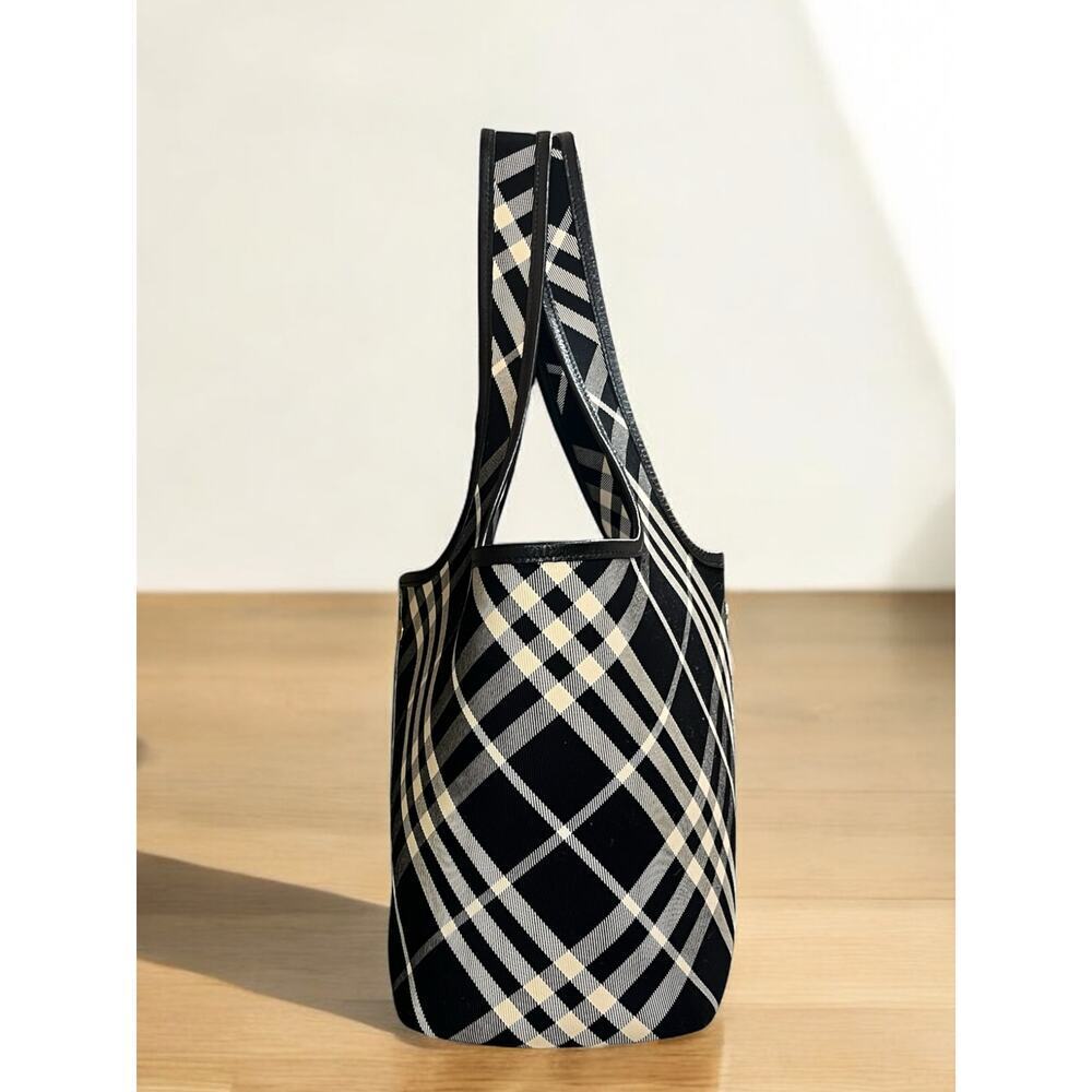 Burberry Small Check Tote Bag - Picture 4 of 16